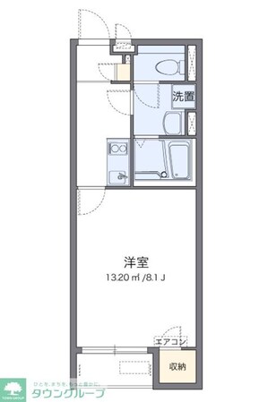 クレイノコンフォールの物件間取画像